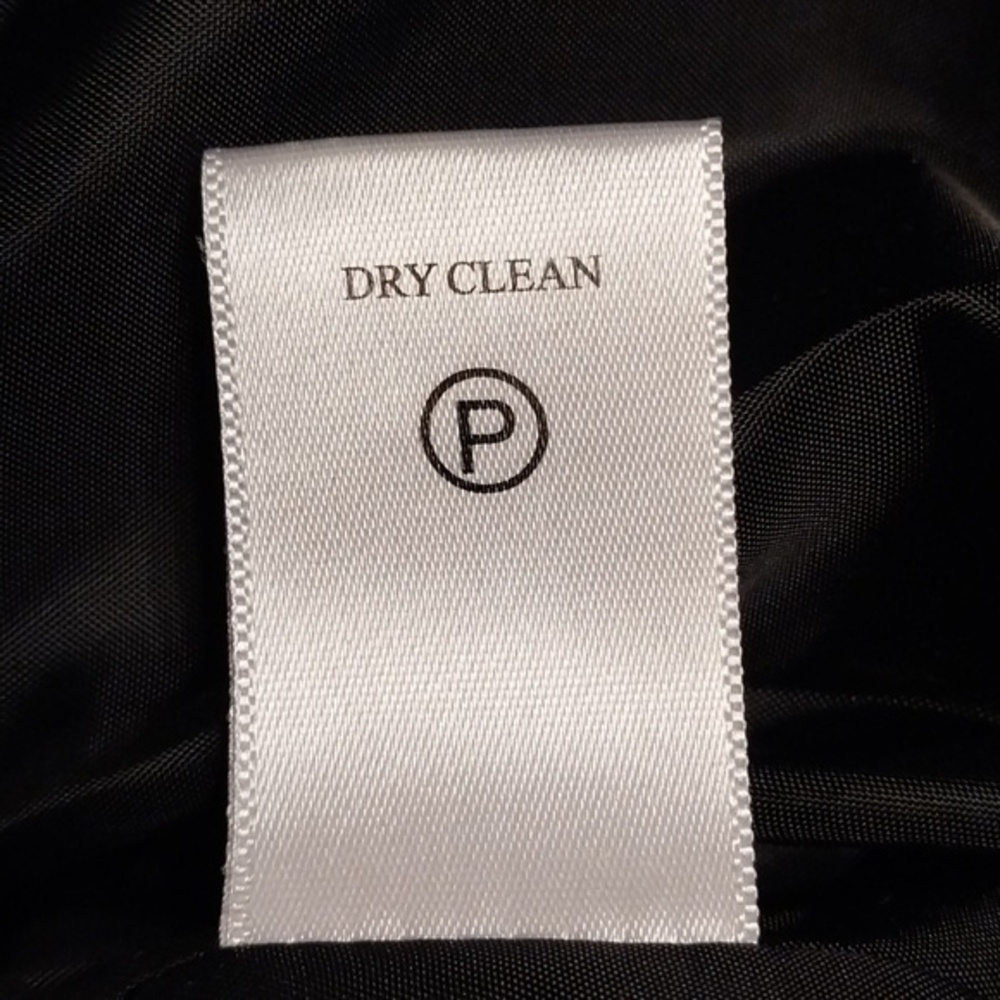 Coldwater Creek Women's Size 10P Lined Black Blazer Jacket White Gray Embroidery - Picture 8 of 9